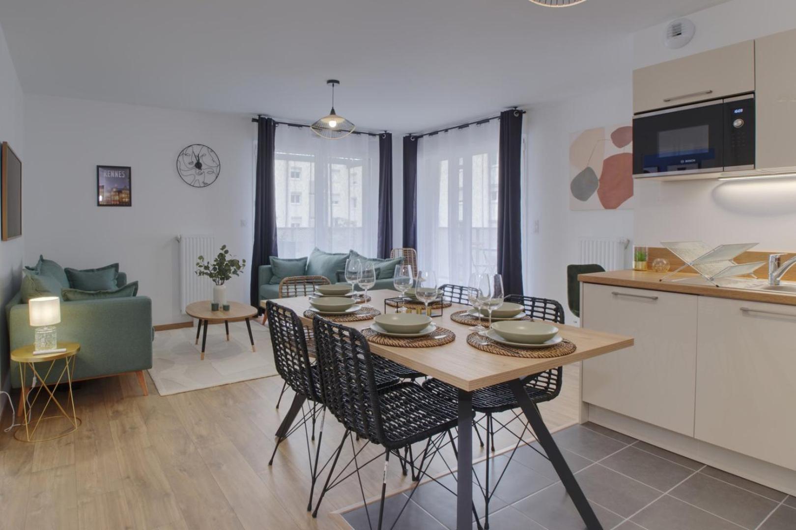 Le Normand- Appartement Neuf, 3 Chambres, Terrasse Rennes Exteriér fotografie